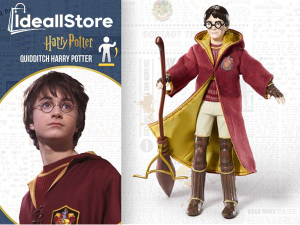 Figurina Harry Potter articulata IdeallStore®, Quidditch Seeker, editie de colectie, 18 cm, stativ inclus [3]