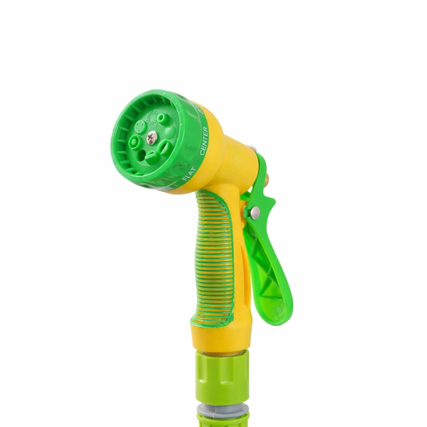 Furtun gradina pe tambur 20 m, DEPOX®, diametru 1/2, cu pistol stropire multifunctional, cuplaje incluse, portabil [2]