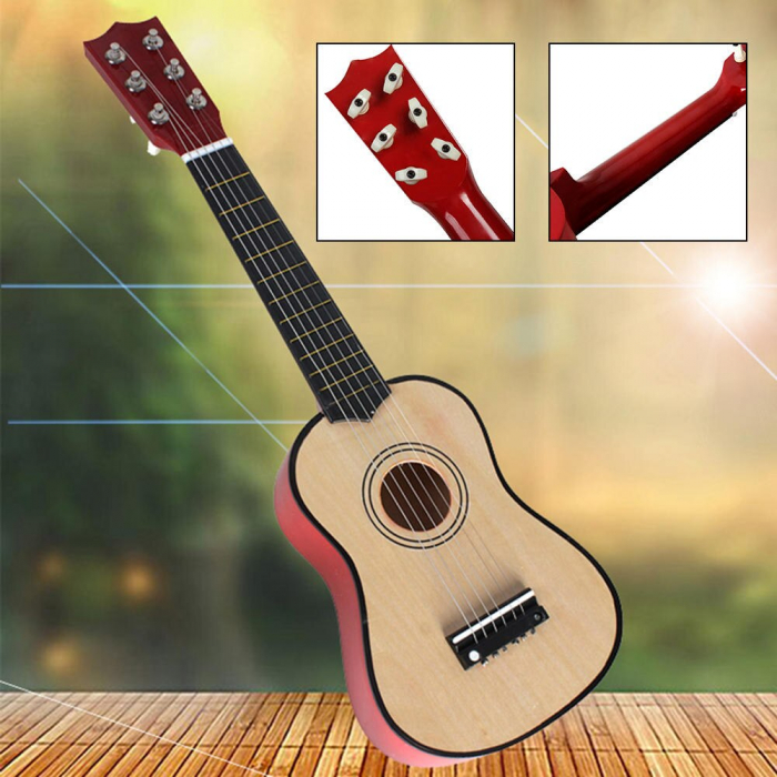 Chitara pentru copii, clasica, lemn, Junior, 54 cm [5]