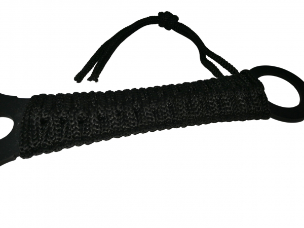 Sabie de vanatoare IdeallStore®, Black Ronin, maner textil, 68.5 cm, cutit de aruncat inclus [4]