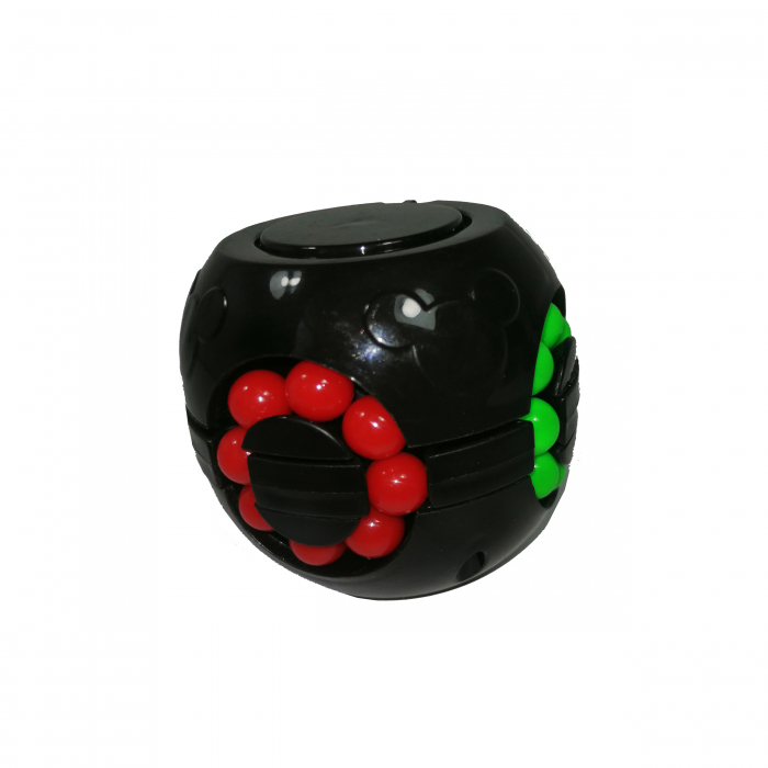 Jucarie antistres, bila Rubik, plastic, negru [2]