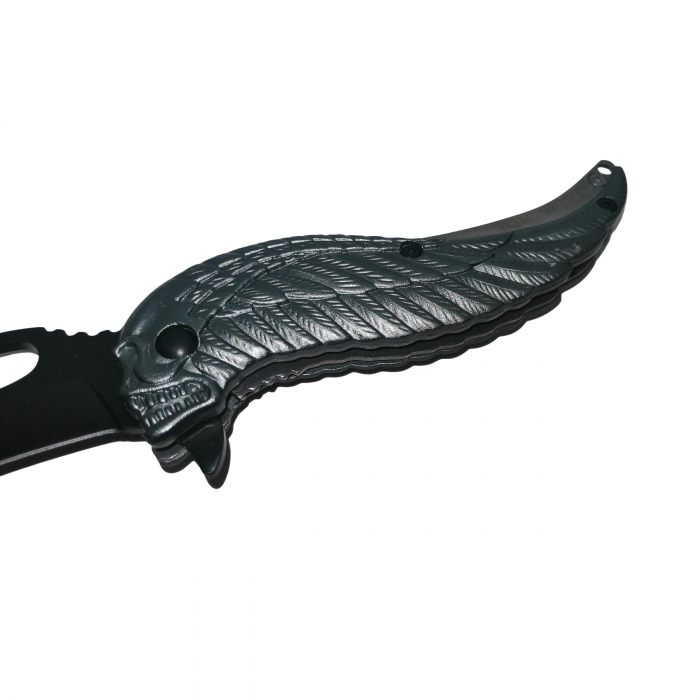 Briceag de buzunar IdeallStore®, Wind Ghost, otel inoxidabil, argintiu, 17.5 cm [2]