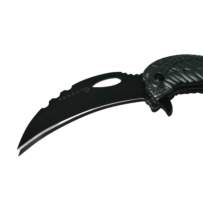 Briceag de buzunar IdeallStore®, Wind Ghost, otel inoxidabil, argintiu, 17.5 cm [3]