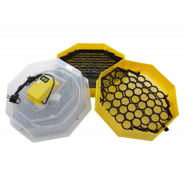 Incubator electric pentru oua cu dispozitiv dublu de intoarceresi termometru, Cleo, model 5X2-DT [4]