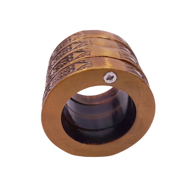 Inele extensible de autoaparare IdeallStore®, tip rozeta, Antique Justice, otel inoxidabil, auriu, 0.5 cm [6]