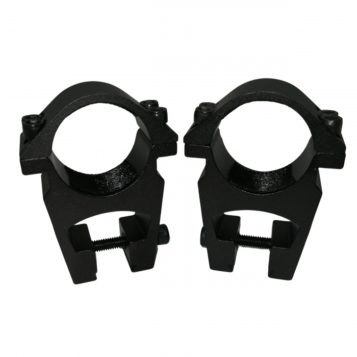 Inele de montura pentru lunete airsoft IdeallStore, 11 mm, metalice, negre [2]