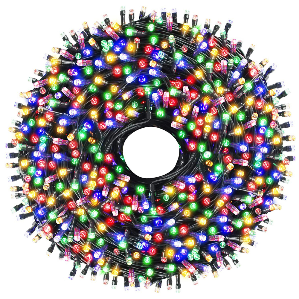 Instalatie de Craciun, Jolly Spirit, joc de lumini, multicolor, 100 lumini, 9 metri [1]