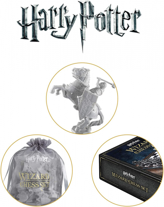Joc sah Harry Potter, Wizard Chess, 47x47 cm, rasina, multicolor [4]