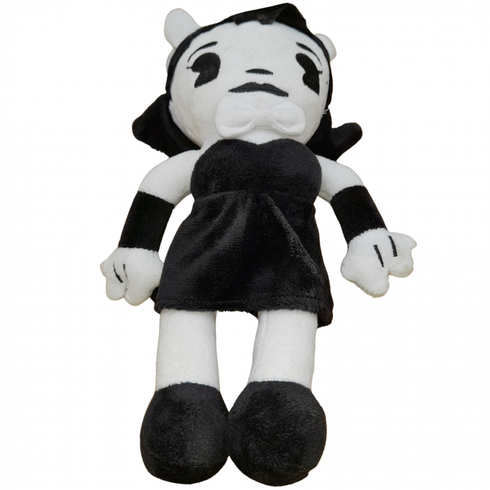 Jucarie de plus IdeallStore® Bendy And The Ink Machine, Alice Angel, 30 cm, negru [2]