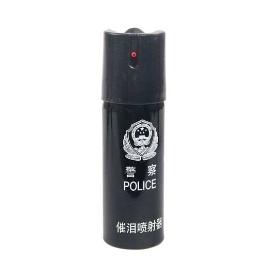 Kit autoaparare format din lanterna cu electrosoc si spray lacrimogen, metalic, negru [6]