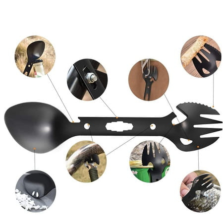 Kit de supravietuire IdeallStore®, Savivour Master, 20 elemente multifunctionale, negru [7]
