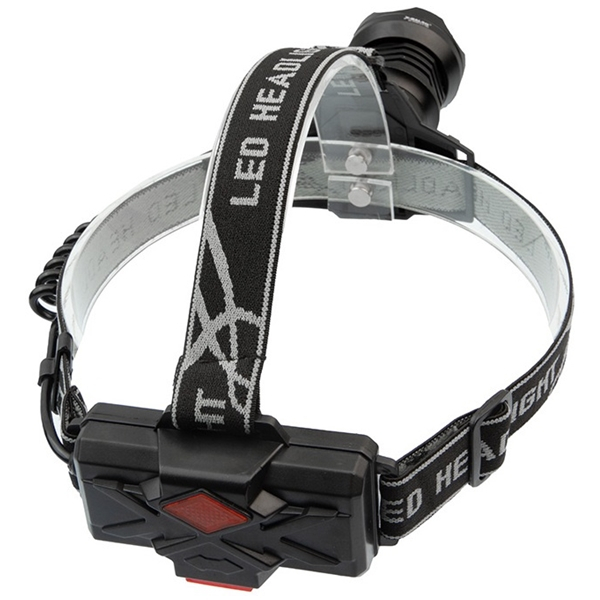 Lanterna de cap LED XHP160 Ultra-Bright , IdeallStore®, zoom, intensitate interschimbabila, aluminiu, negru [4]