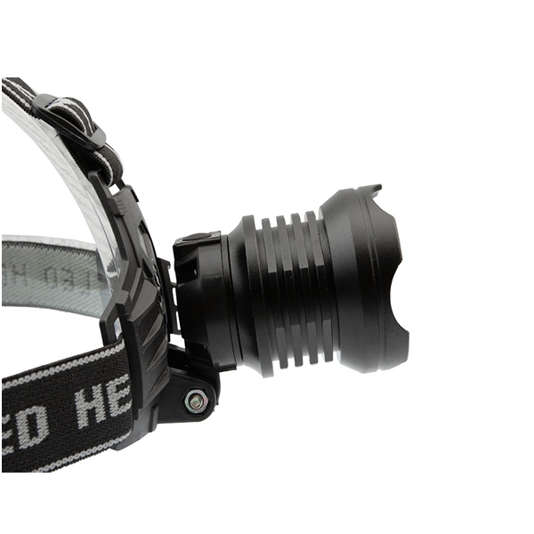 Lanterna de cap LED XHP160 Ultra-Bright , IdeallStore®, zoom, intensitate interschimbabila, aluminiu, negru [5]