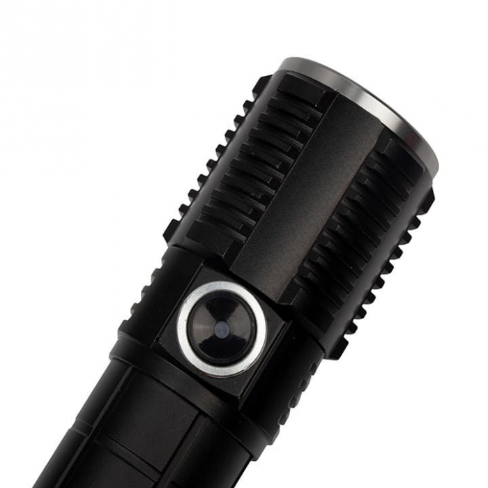 Lanterna de supravietuire IdeallStore®, Außenleuchte, metalica, LED, USB, zoom, negru [10]