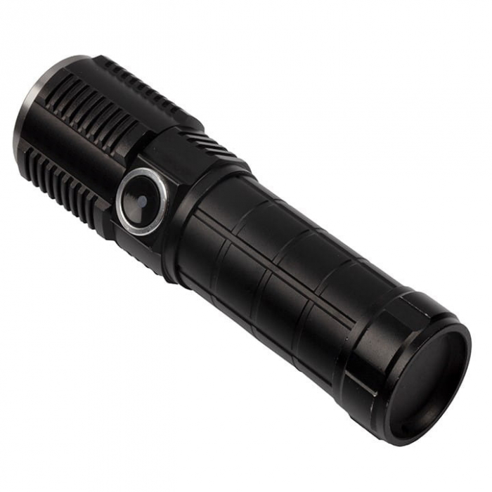 Lanterna de supravietuire IdeallStore®, Außenleuchte, metalica, LED, USB, zoom, negru [6]