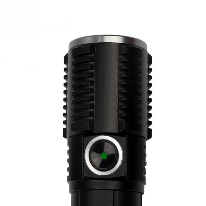 Lanterna de supravietuire IdeallStore®, Außenleuchte, metalica, LED, USB, zoom, negru [12]