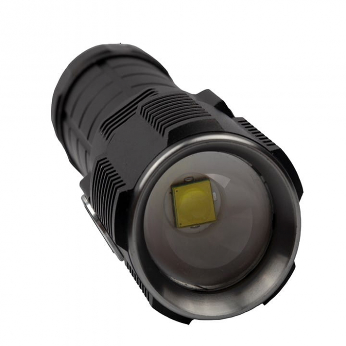 Lanterna de supravietuire IdeallStore®, Außenleuchte, metalica, LED, USB, zoom, negru [8]
