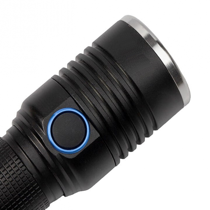 Lanterna de supravietuire IdeallStore®, Lichthelfer, metalica, LED, USB, zoom, negru [6]