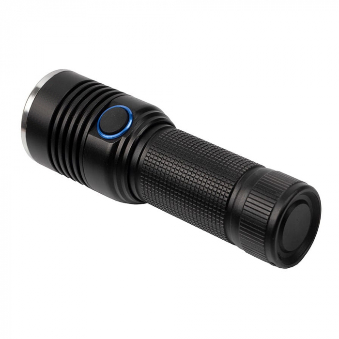 Lanterna de supravietuire IdeallStore®, Lichthelfer, metalica, LED, USB, zoom, negru [7]