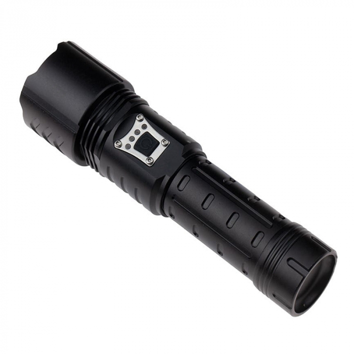Lanterna de supravietuire IdeallStore®, Unmittelbare Rettung, metalica, LED, USB, zoom, negru [4]
