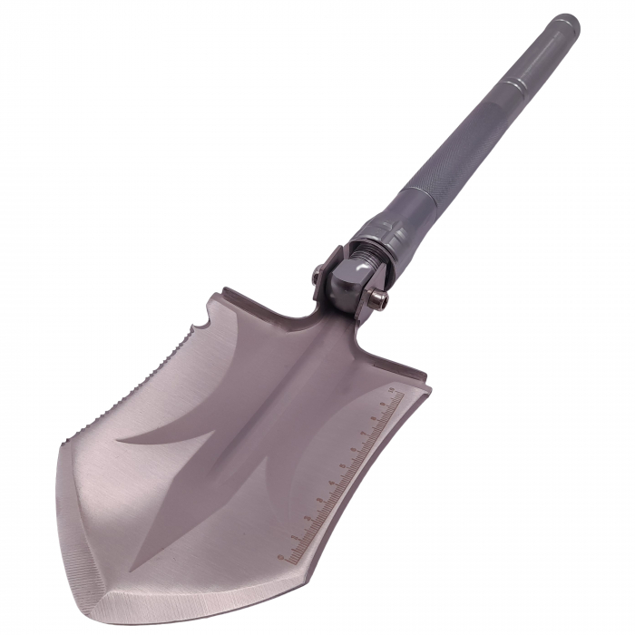 Lopata multifunctionala IdeallStore®, Hunting Society, 8 in 1, otel inoxidabil, 62 cm, argintiu [5]
