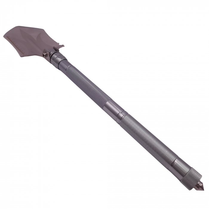 Lopata multifunctionala IdeallStore®, Hunting Society, 8 in 1, otel inoxidabil, 62 cm, argintiu [3]