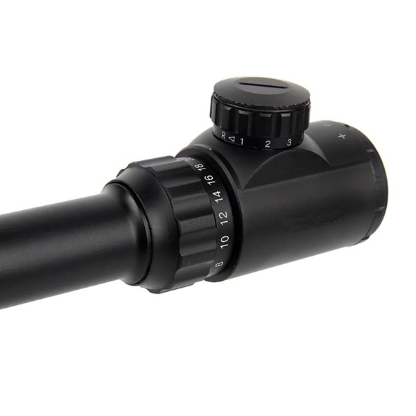 Luneta Airsoft, 6-24X50, tinta cu fascicul LED, metalic, 39.5 cm, negru [5]