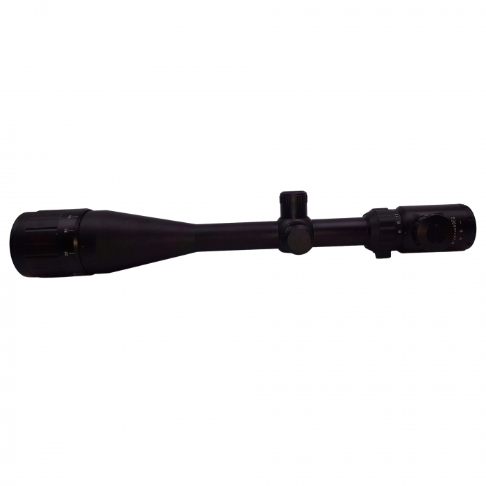 Luneta Airsoft IdeallStore®, 6-24X50, tinta cu fascicul LED, metalic, 39.5 cm, inele prindere montura incluse, negru [3]