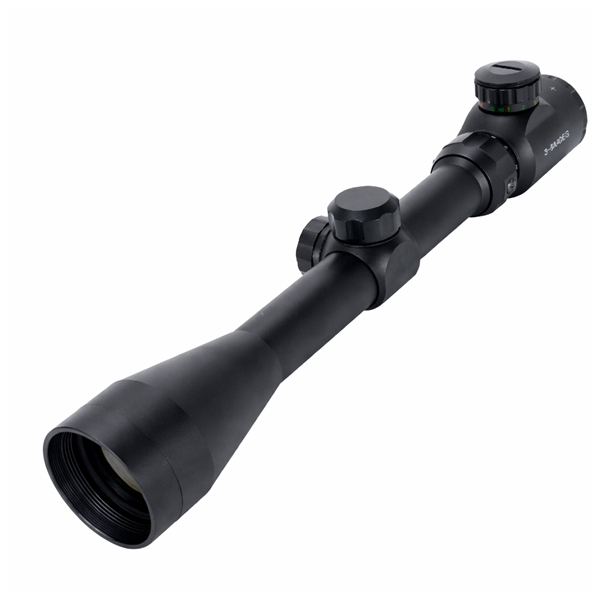 Set Luneta Airsoft si Inele de montura, TRIMEX PRO 3-9x40 EG, Reticul Iluminat, Zoom Variabil 3-9x, 40mm, 32 cm [4]