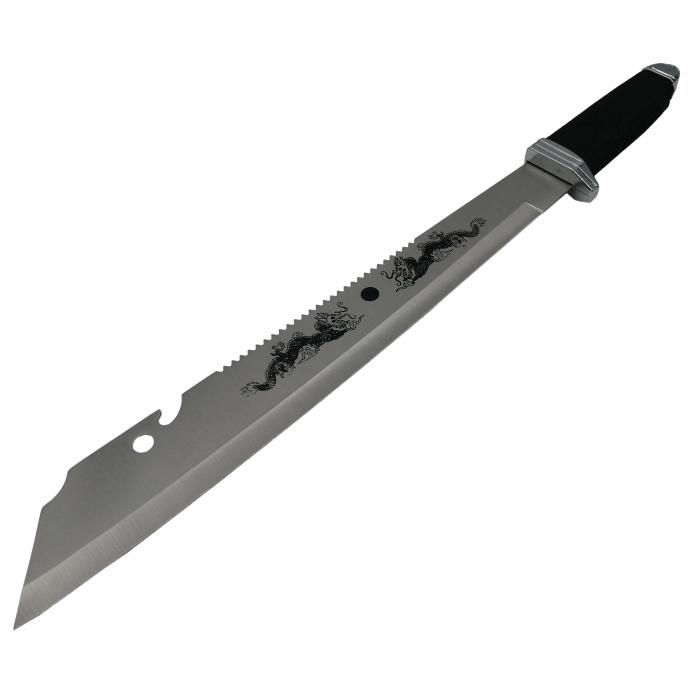 Maceta de vanatoare, Heart of China, argintiu, 46 cm, teaca inclusa [3]
