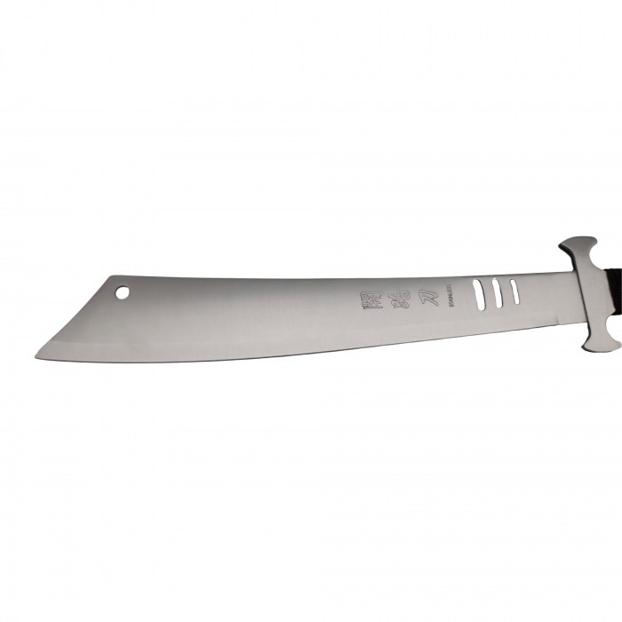 Maceta de vanatoare, Asian Level, 57 cm, otel inoxidabil, teaca inclusa, argintiu [4]