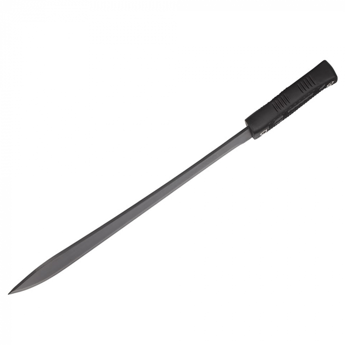 Maceta de vanatoare IdeallStore®, Black Bite, 49 cm, otel inoxidabil, negru, teaca inclusa [7]