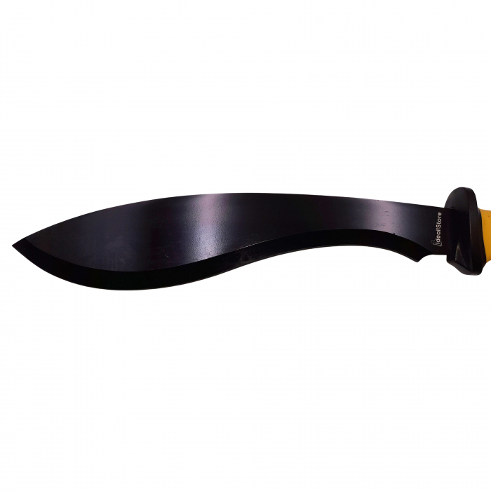 Maceta de vanatoare IdeallStore®, Hunt Partner, 43.5 cm, otel inoxidabil, neagra, teaca inclusa [5]