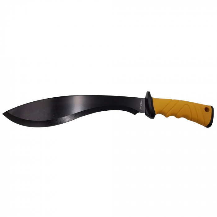 Maceta de vanatoare IdeallStore®, Hunt Partner, 43.5 cm, otel inoxidabil, neagra, teaca inclusa [2]
