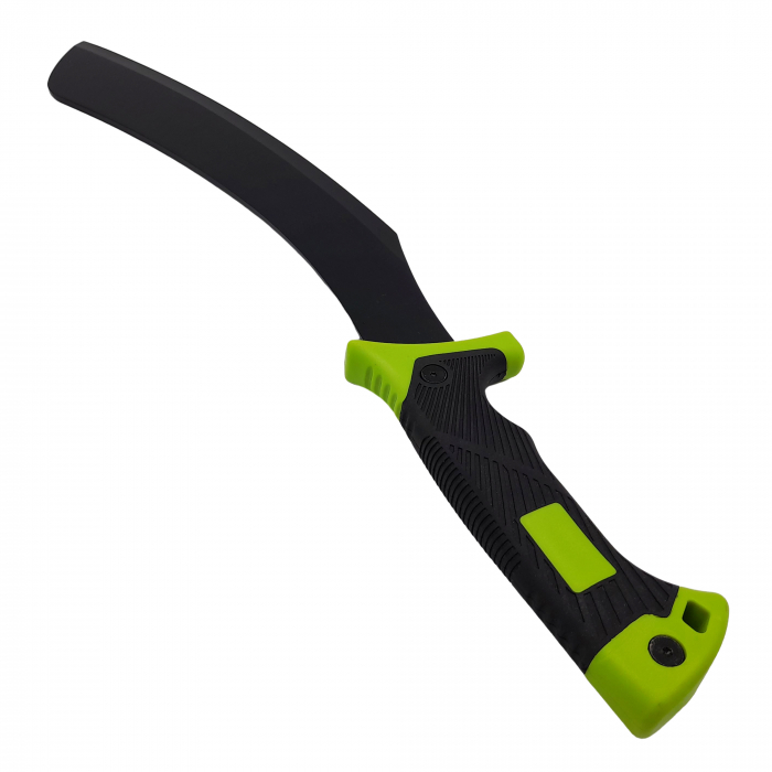 Maceta de vanatoare IdeallStore®, Hunter's Pride, 49 cm, otel inoxidabil, neagra, teaca inclusa [6]