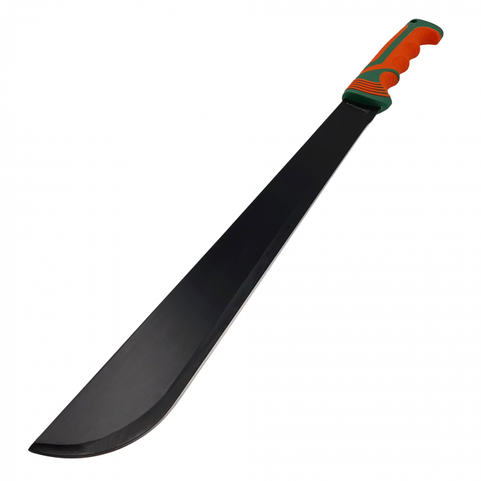 Maceta de vanatoare IdeallStore®, Latin Pride, 53 cm, otel inoxidabil, neagra, teaca inclusa [3]