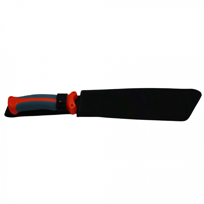 Maceta de vanatoare IdeallStore®, Spirit Blade, 39 cm, otel inoxidabil, neagra, teaca inclusa [7]