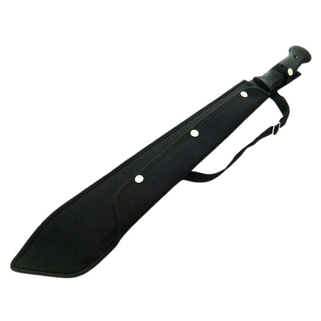 Maceta de vanatoare IdeallStore®, Survival Heir, 58 cm, otel inoxidabil, negru, teaca inclusa [4]