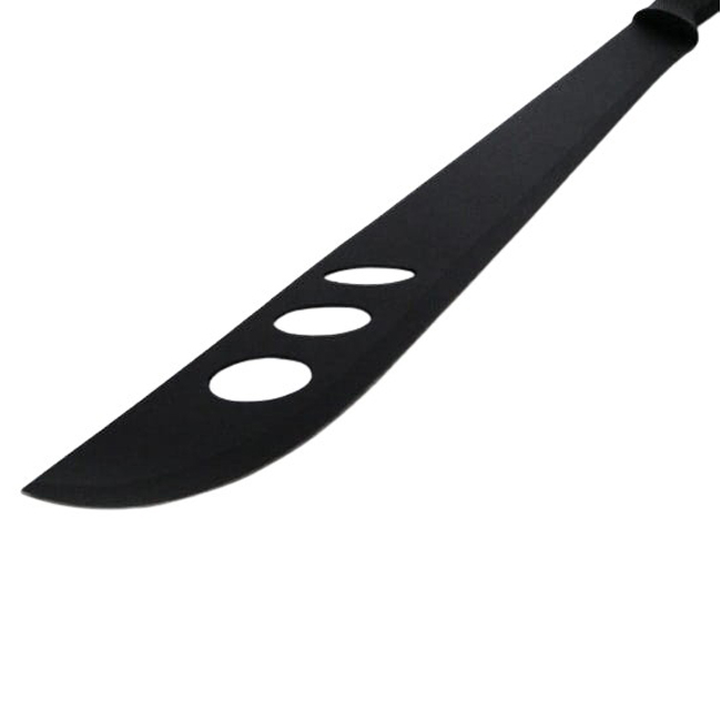 Maceta de vanatoare IdeallStore®, Survival Instinct, 58 cm, otel inoxidabil, negru, teaca inclusa [5]