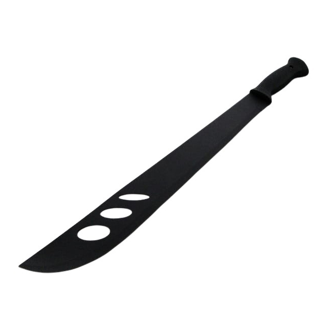 Maceta de vanatoare IdeallStore®, Survival Instinct, 58 cm, otel inoxidabil, negru, teaca inclusa [2]