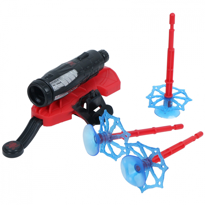 Manusa Spiderman pentru copii IdeallStore®, cu trei ventuze, rosie, marime universala [8]