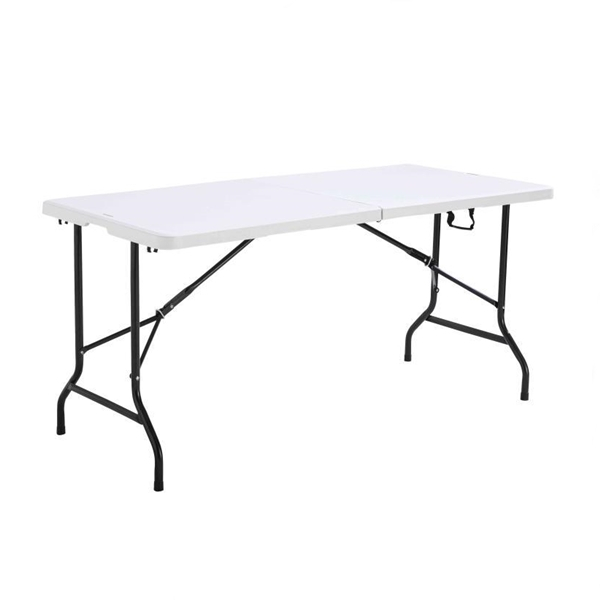 Masa pliabila din plastic, cadru metalic, 180x70x74 cm [4]