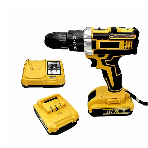 Trusă Bormașină cu Acumulator 48V, DEPOX® 2 Baterii 5.0Ah, 2 Viteze, 42 Nm, 30 Accesorii, Mandrină 13 mm, Cutie Transport [5]