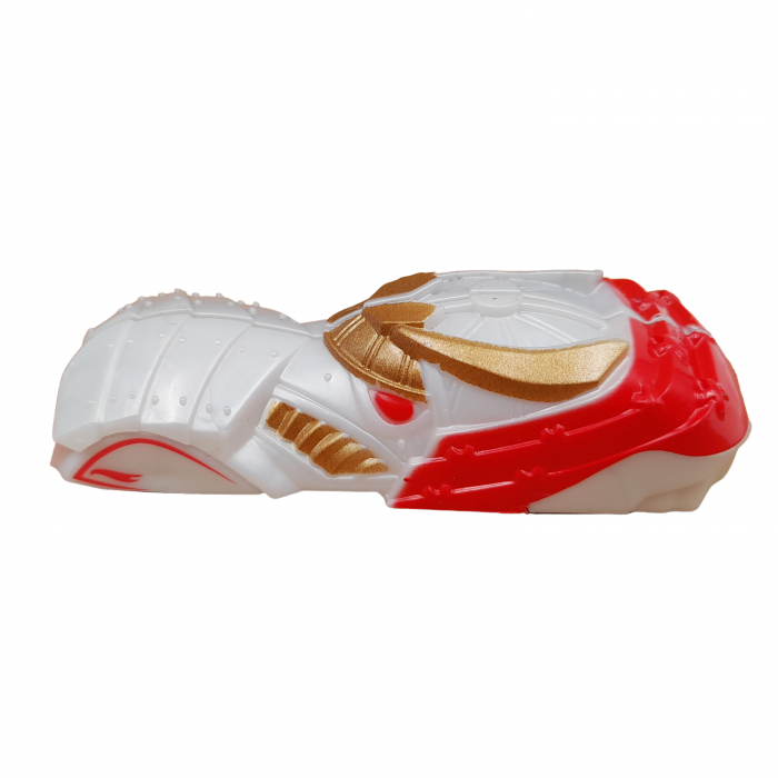 Masinuta dubla IdeallStore®, Split Speeders, Samurai Wind, plastic, cu magnet, 9.5 cm, alb [3]