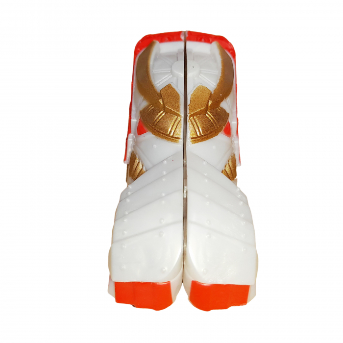 Masinuta dubla IdeallStore®, Split Speeders, Samurai Wind, plastic, cu magnet, 9.5 cm, alb [7]