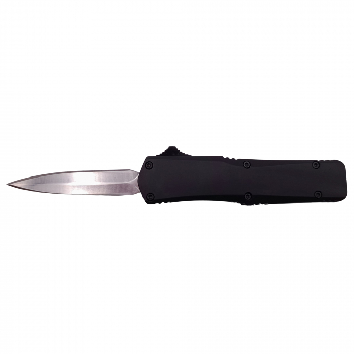 Mini briceag automat de vanatoare IdeallStore®, Futuristic Blade, metalic, 13 cm, negru [2]