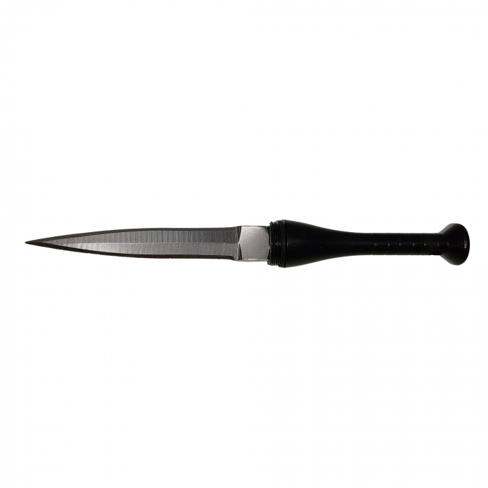 Mini cutit de vanatoare IdeallStore®, Home Run, model bata baseball, otel inoxidabil, 11.5 cm, negru [2]