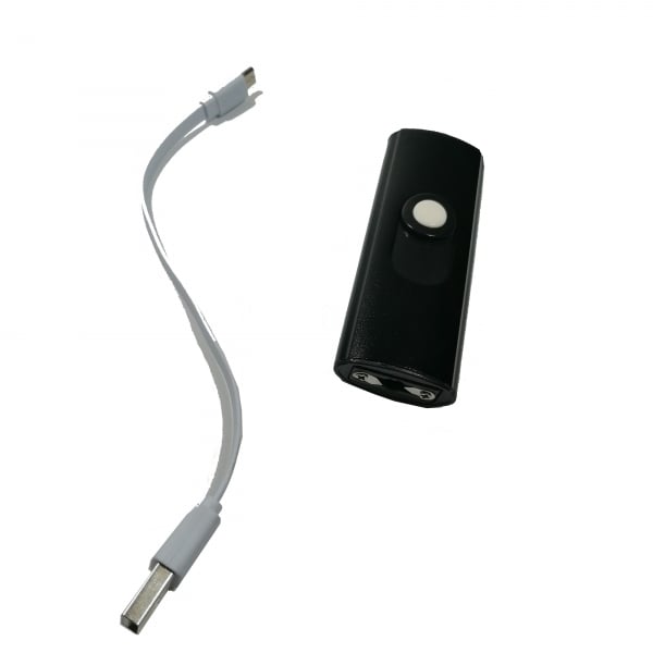 Mini electrosoc TW-1602, lanterna, USB, smart switch, negru [5]