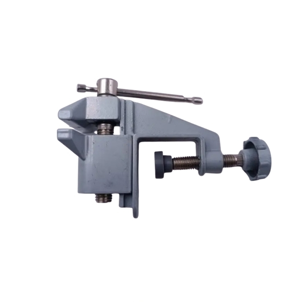 Set doua mini menghine din fonta DEPOX®, prindere de masa, nicovala, 10 cm, gri [3]