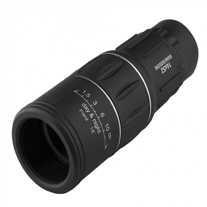 Monocular IdeallStore®, Hawk Sight, 16x52, negru, 15 cm, husa inclusa [5]